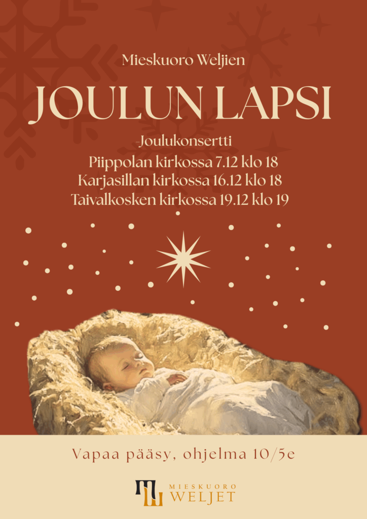 Konsertin mainos: Joulun lapsi – Joulukonsertti
